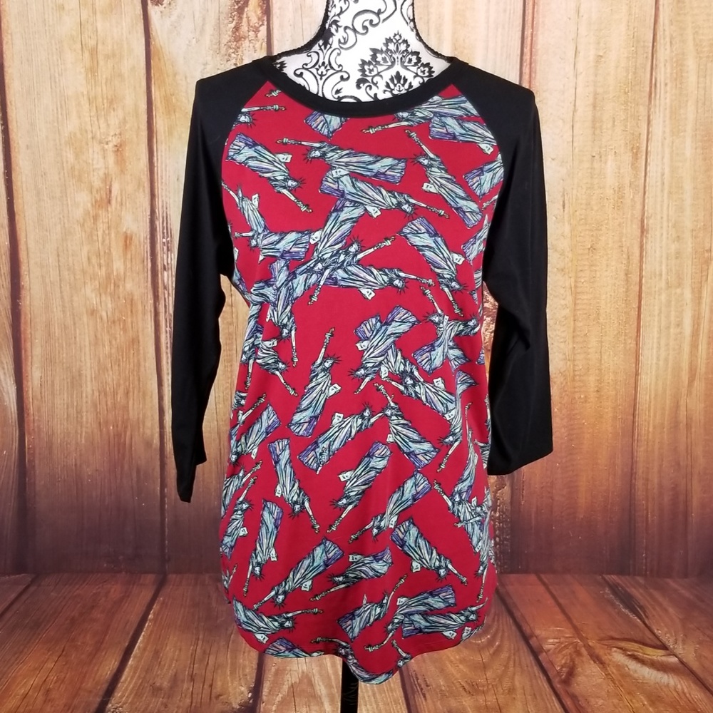 LuLaRoe Statue of Liberty Randy Ragland Size M B34